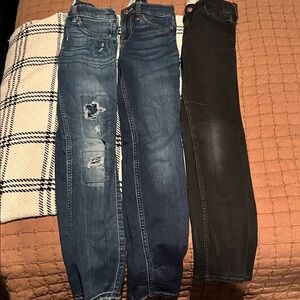 Stylish kids Jeans Set - Blue and Black